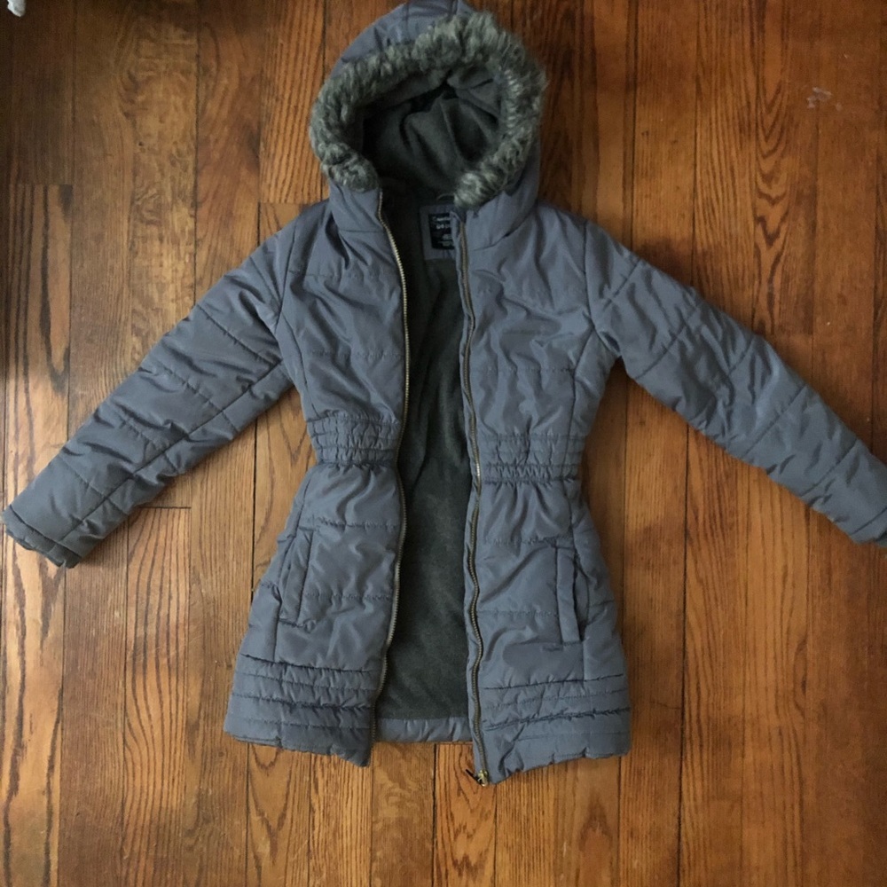 Girls Size Large 12-14 Calvin Klein Puffer Coat